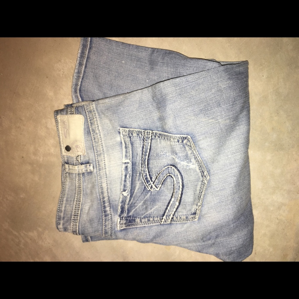 Silver jeans